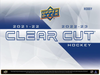 2022-23 Upper Deck Clear Cut Combined Hockey Hobby Box