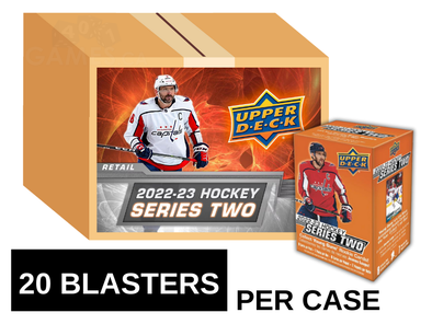 2022-23 Upper Deck Series 2 Hockey Blaster 20 Box Case