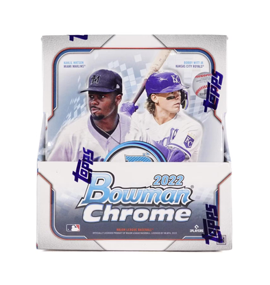 2022 Bowman Chrome Baseball Hobby Box available at 401 Games Canada