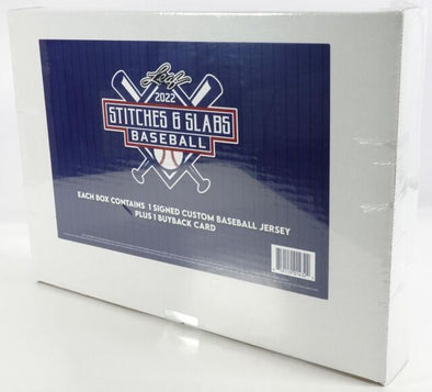 2022 Leaf Stitches and Slabs Baseball Box available at 401 Games Canada