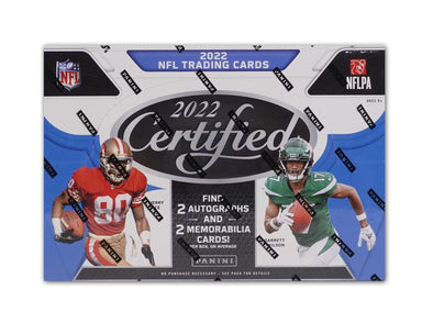 2022 Panini Certified Football Hobby Box available at 401 Games Canada