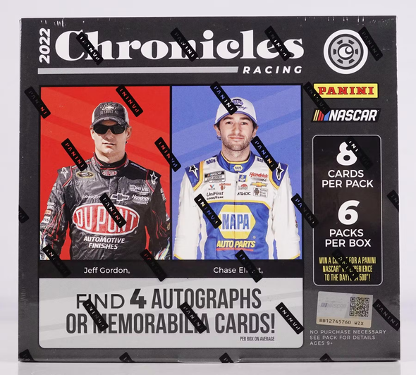 2022 Panini Chronicles Racing Hobby Box available at 401 Games Canada