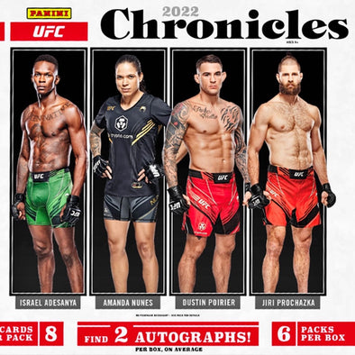 2022 Panini Chronicles UFC Hobby Box available at 401 Games Canada