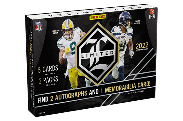 2022 Panini Limited Football Hobby Box available at 401 Games Canada