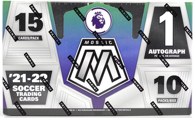 2022 Panini Mosaic Premier League Soccer Hobby Box available at 401 Games Canada