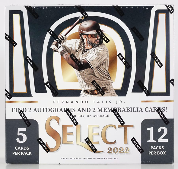 2022 Panini Select Baseball Hobby Box available at 401 Games Canada