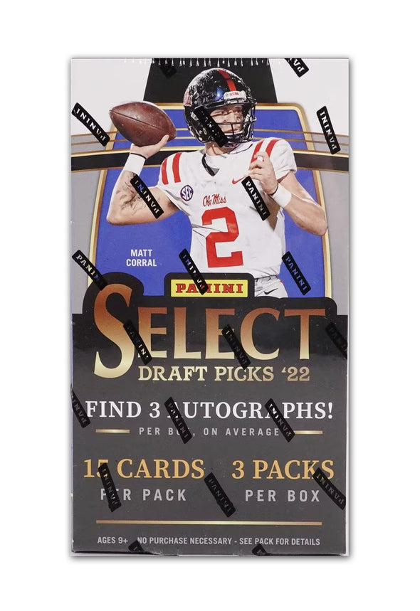 2022 Panini Select Draft Picks Football Hobby Box available at 401 Games Canada