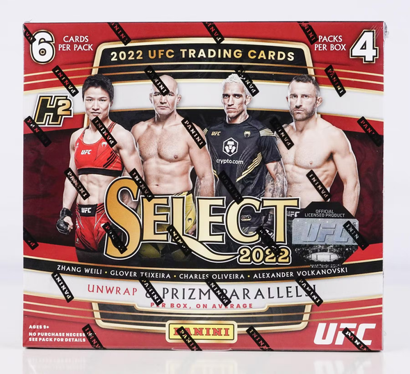 2022 Panini Select UFC H2 Hobby Hybrid Box available at 401 Games Canada