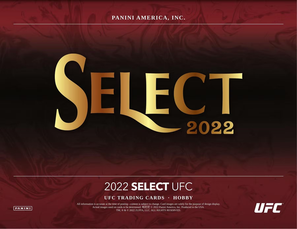 2022 Panini Select UFC Hobby Box available at 401 Games Canada