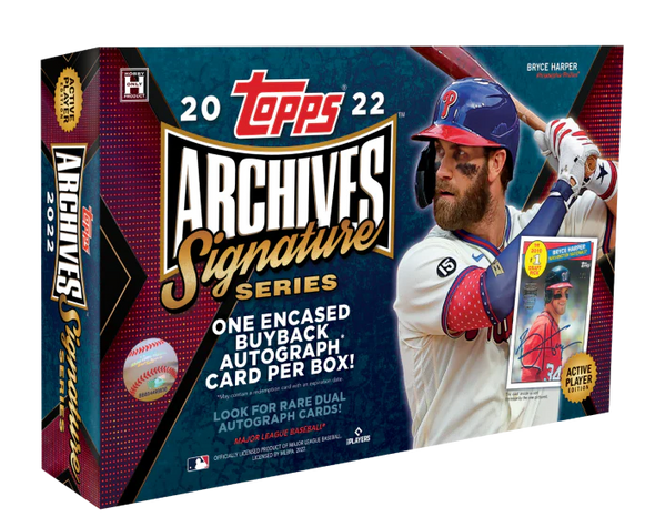 2022 Topps Archives Signature Series Baseball (Active Player) Hobby Box available at 401 Games Canada