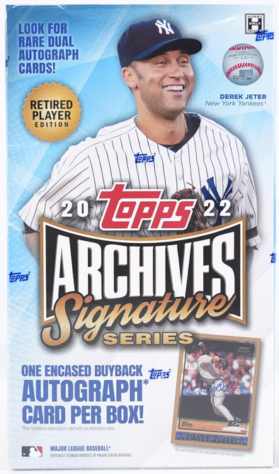 2022 Topps Archives Signature Series Baseball (Retired Player) Hobby Box available at 401 Games Canada