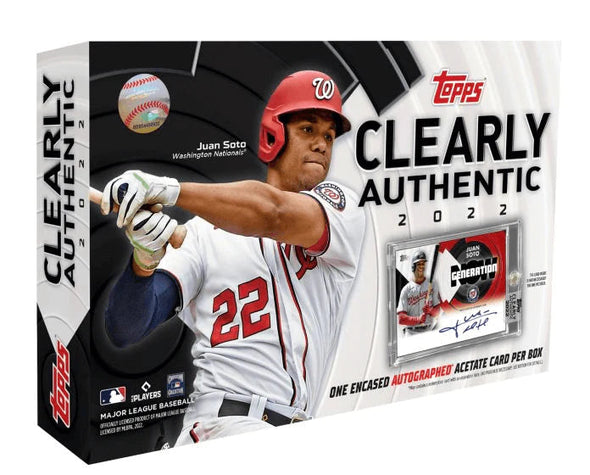 2022 Topps Clearly Authentic Baseball Hobby Box available at 401 Games Canada