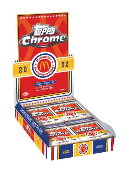 2022 Topps McDonald's All American Chrome Basketball Hobby Box available at 401 Games Canada