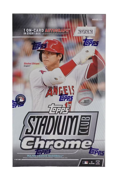 2022 Topps Stadium Club Chrome Baseball Hobby Box available at 401 Games Canada