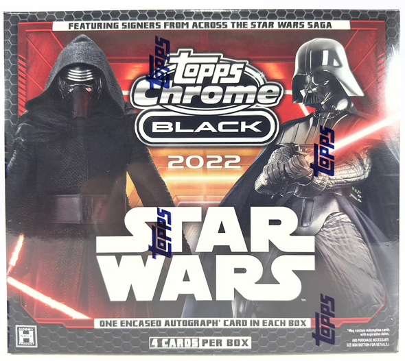 2022 Topps Star Wars Chrome Black Hobby Box available at 401 Games Canada