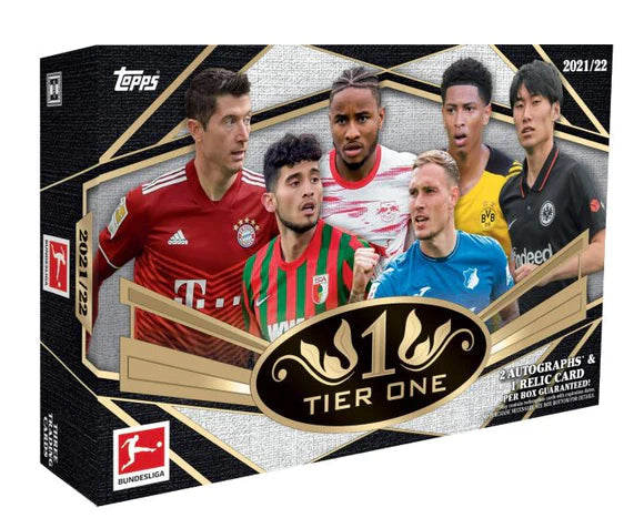 2022 Topps Tier One Bundesliga Soccer Hobby Box