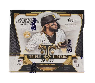 2022 Topps Triple Threads Baseball Hobby Box available at 401 Games Canada