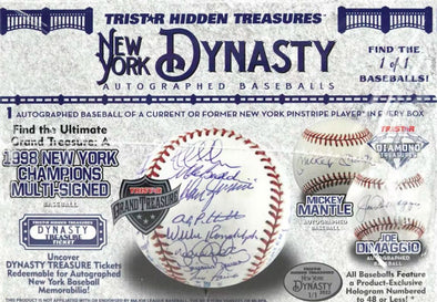 2022 Tristar Hidden Treasures Autographed Baseball New York Dynasty available at 401 Games Canada