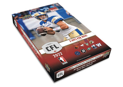 2022 Upper Deck CFL Football Hobby Box available at 401 Games Canada