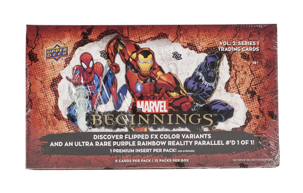 2022 Upper Deck Marvel Beginnings Hobby Box: Volume Two - Series One available at 401 Games Canada