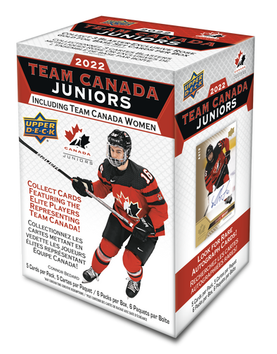 2022 Upper Deck Team Canada Juniors Hockey Blaster Box available at 401 Games Canada