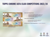 2023-24 Topps Chrome UEFA Club Competitions Soccer Hobby Box