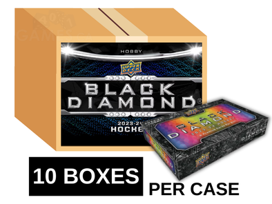 2023-24 Upper Deck Black Diamond Hockey Hobby 10 Box Case