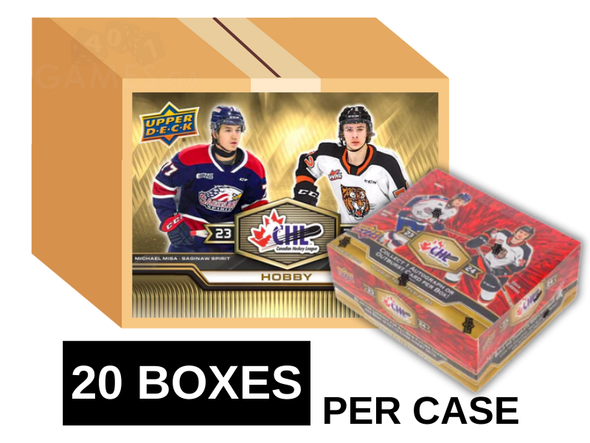 2023-24 Upper Deck CHL Hockey Hobby 20 Box Case