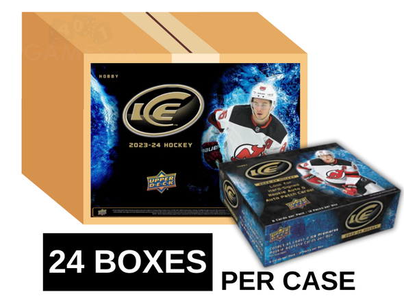 2023-24 Upper Deck Ice Hockey Hobby 24 Box Case