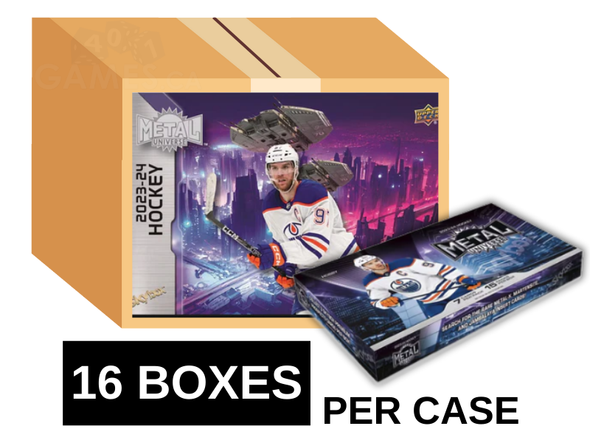 2023-24 Upper Deck Skybox Metal Universe Hockey Hobby 16 Box Case