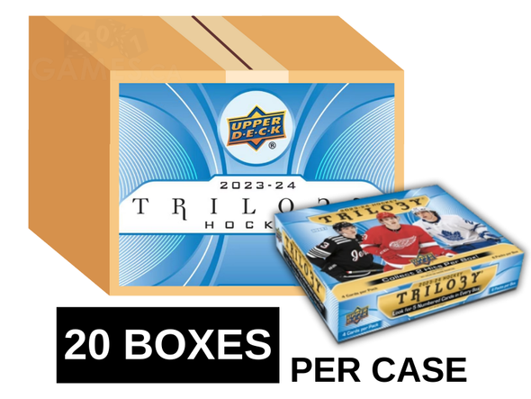 2023-24 Upper Deck Trilogy Hockey Hobby 20 Box Case