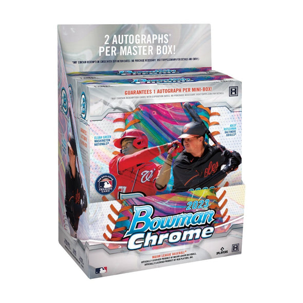 2023 Bowman Chrome Baseball Hobby Box available at 401 Games Canada