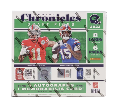 2023 Panini Chronicles Draft Picks Collegiate Football Hobby Box available at 401 Games Canada