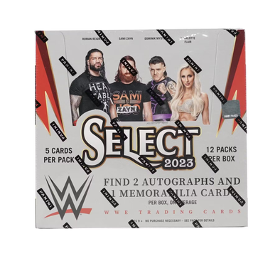 2023 Panini Select WWE Hobby Box available at 401 Games Canada