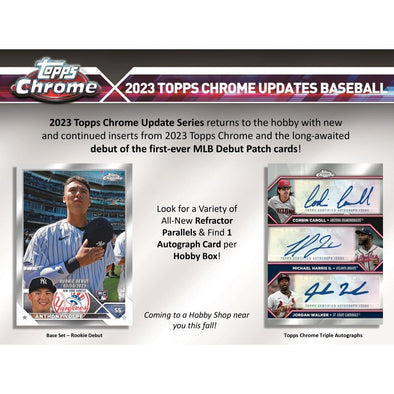 401 Games Canada - 2023 Topps Chrome Update Series Baseball Hobby Box