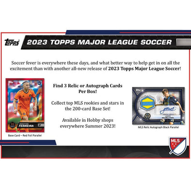 2023 Topps MLS Soccer Hobby Box (Pre-Order) available at 401 Games Canada