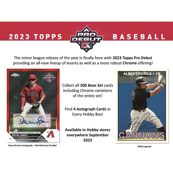 2023 Topps Pro Debut Baseball Hobby Box available at 401 Games Canada