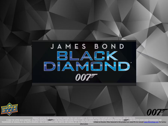 2023 Upper Deck Black Diamond James Bond Hobby Box (Pre-Order)