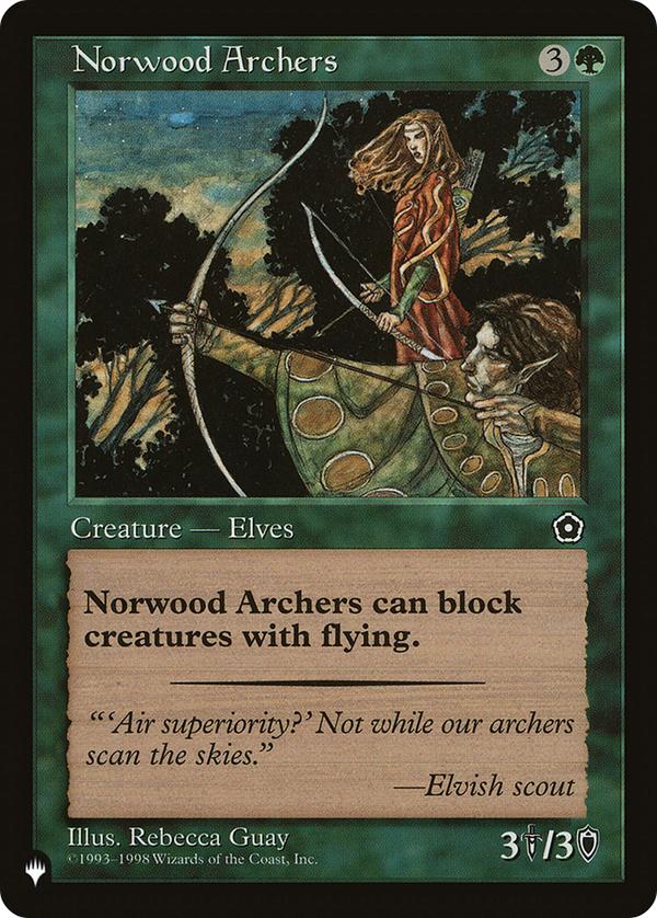 Norwood Archers - P02 Reprint (PLST)