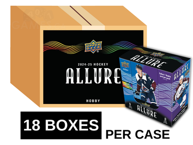 2024-25 Upper Deck Allure Hockey Hobby 18 Box Case