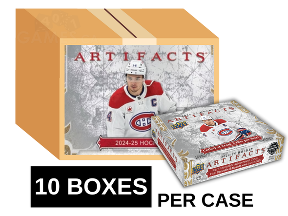 2024-25 Upper Deck Artifacts Hockey Hobby 10 Box Case