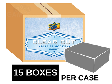 2024-25 Upper Deck Clear Cut Hockey Hobby 15 Box Case (Pre-Order)