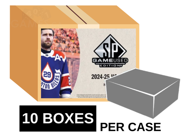 2024-25 Upper Deck SP Game Used Hockey Hobby 10 Box Case (Pre-Order)