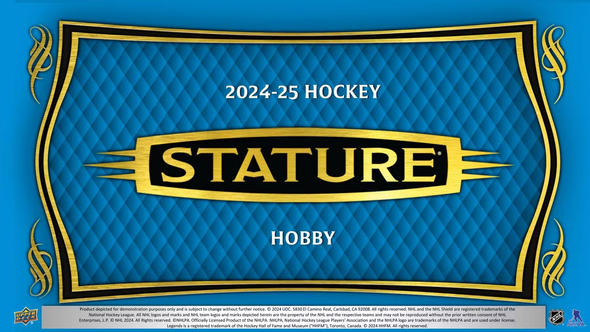 2024-25 Upper Deck Stature Hockey Hobby Box (Pre-Order)