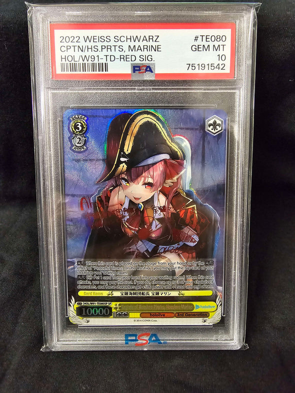 Captain of Houshou Pirates, Houshou Marine (Special Rare) -  HOL/W91-TE080SP - Special Rare - PSA Gem Mint 10