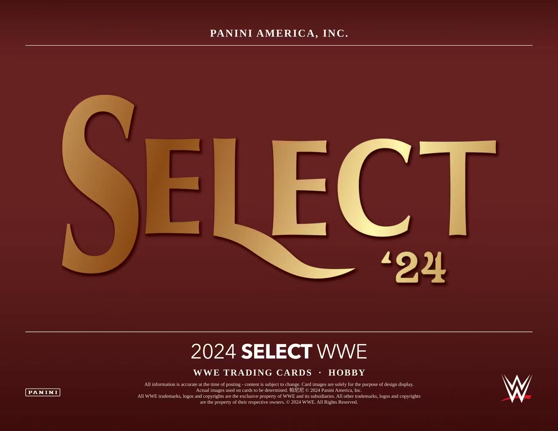 401 Games Canada 2024 Panini Select WWE Wrestling Hobby Box