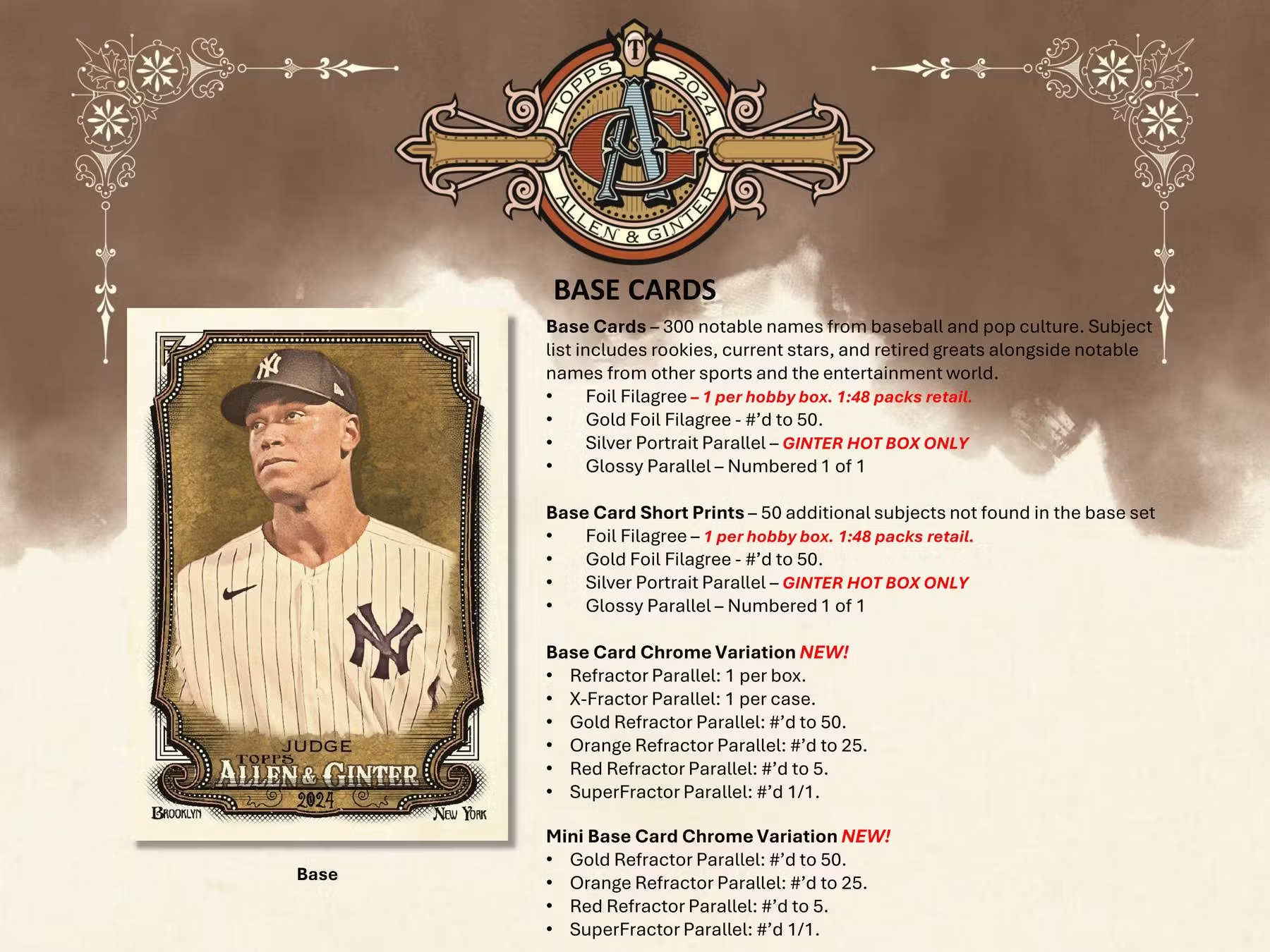 401 Games Canada 2024 Topps Allen & Ginter Baseball Hobby Box (PreOrder)