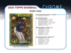 2024 Topps Chrome Baseball Jumbo Box