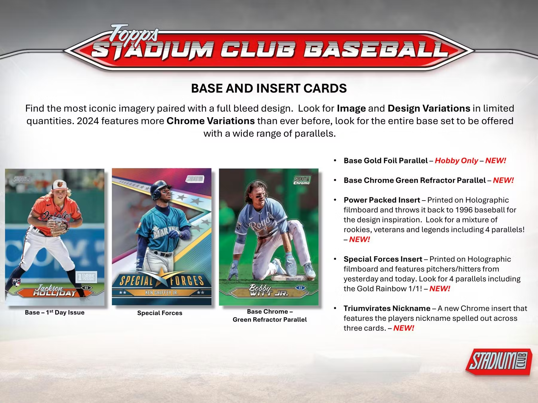 401 Games Canada 2024 Topps Stadium Club Baseball Hobby Box (PreOrder)