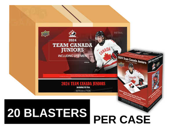 2024 Upper Deck Team Canada World Juniors Hockey Blaster 20 Box Case